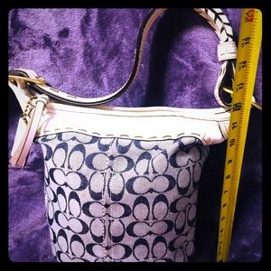 COACH Bleecker Signature Denim Bucket Bag- 11586